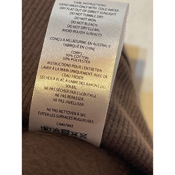 Wilo The Label Hoodie Leggings Set Womens S Brown Cotton Wellness Club New - Picture 8 of 16